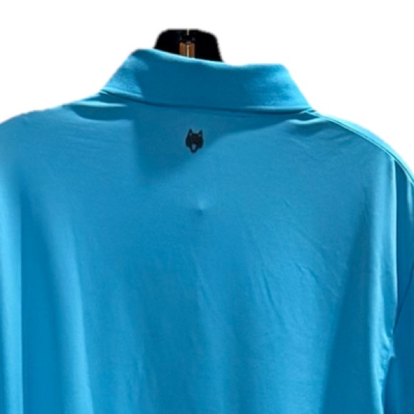 Greyson Men’s Turquoise Golf Polo Shirt Size Large - Picture 6 of 7